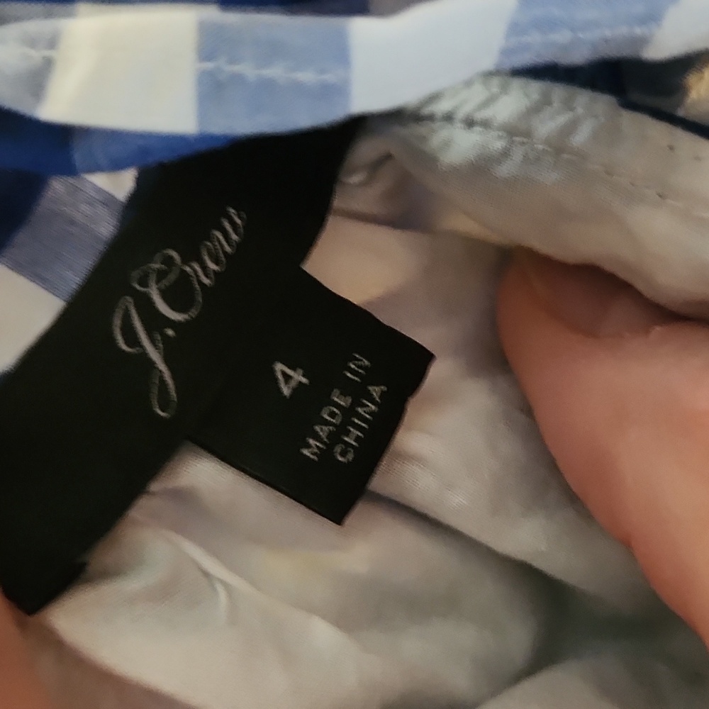 J. Crew Gingham Cotton Jumpsuit | 4 - Picture 5 of 7